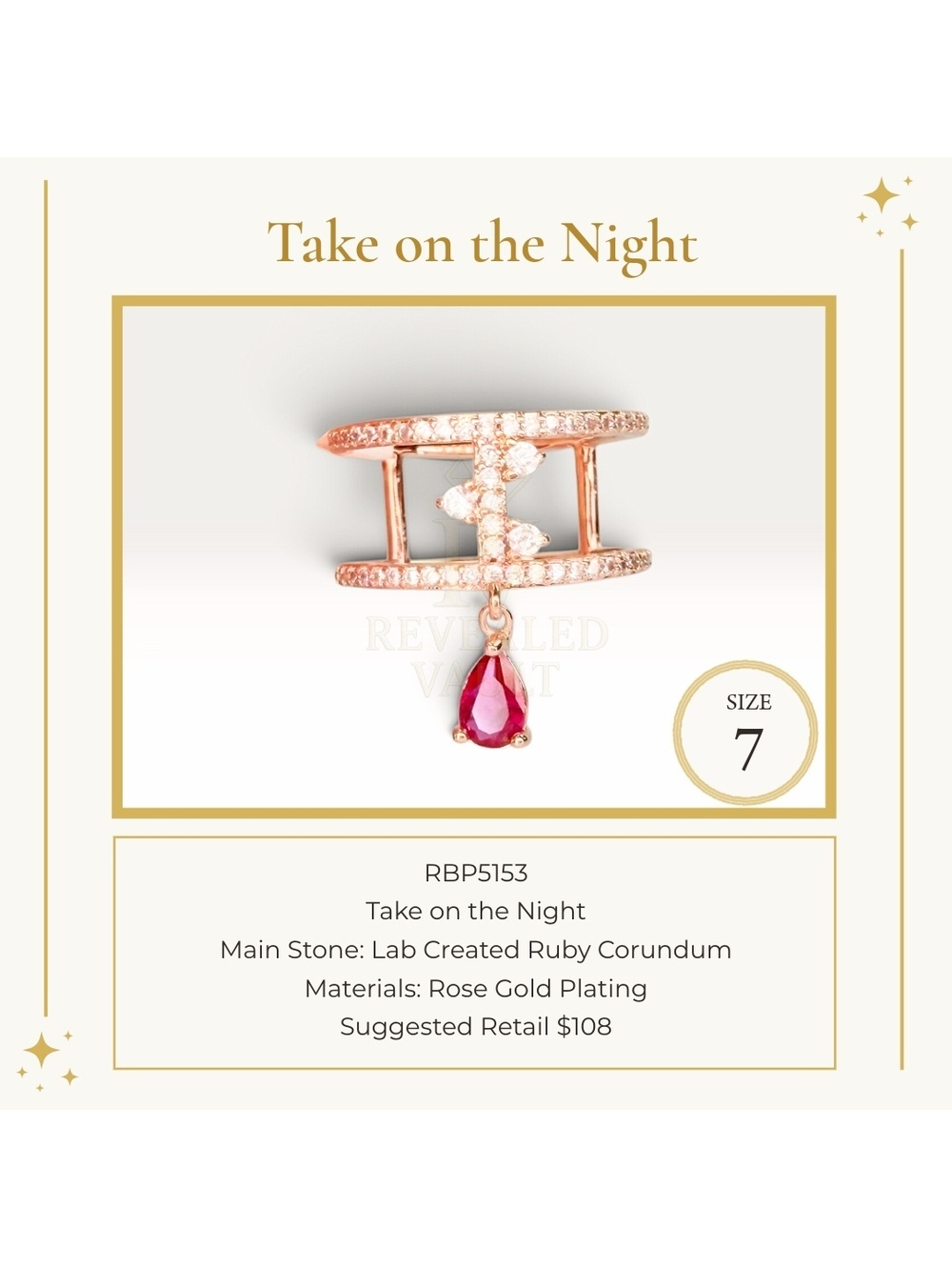 Take on the Night - Size 7 - July Birthday